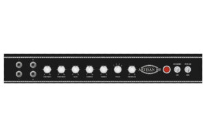 front panel of Artisan 100 valve Electric guitar amp