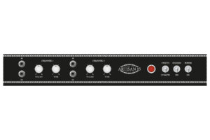 front panel of Artisan 15 electric guitar combo amp