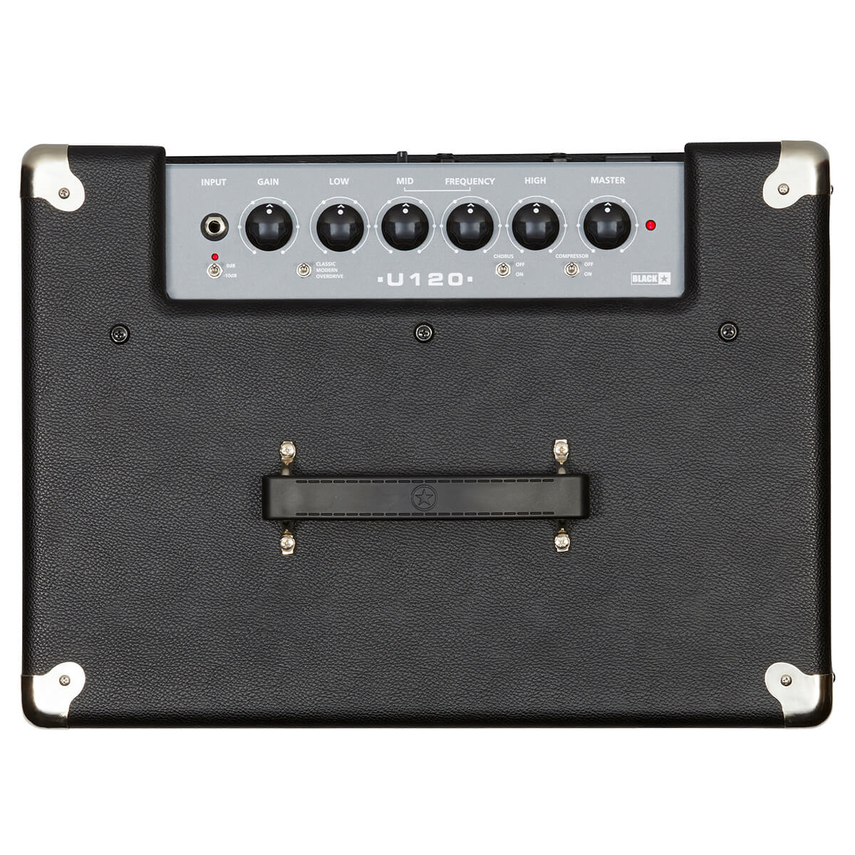top view of Unity 120 digital bass amp