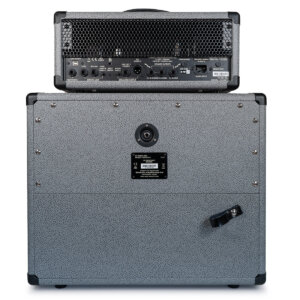 stacked rear view of HT-5RH MkII Bronco Grey valve guitar amp head