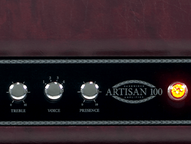 closeup view of a control knob on Artisan 100