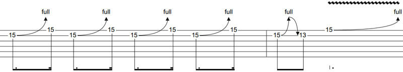 fourth shape of the Minor Pentatonic and is a soaring, bending lick