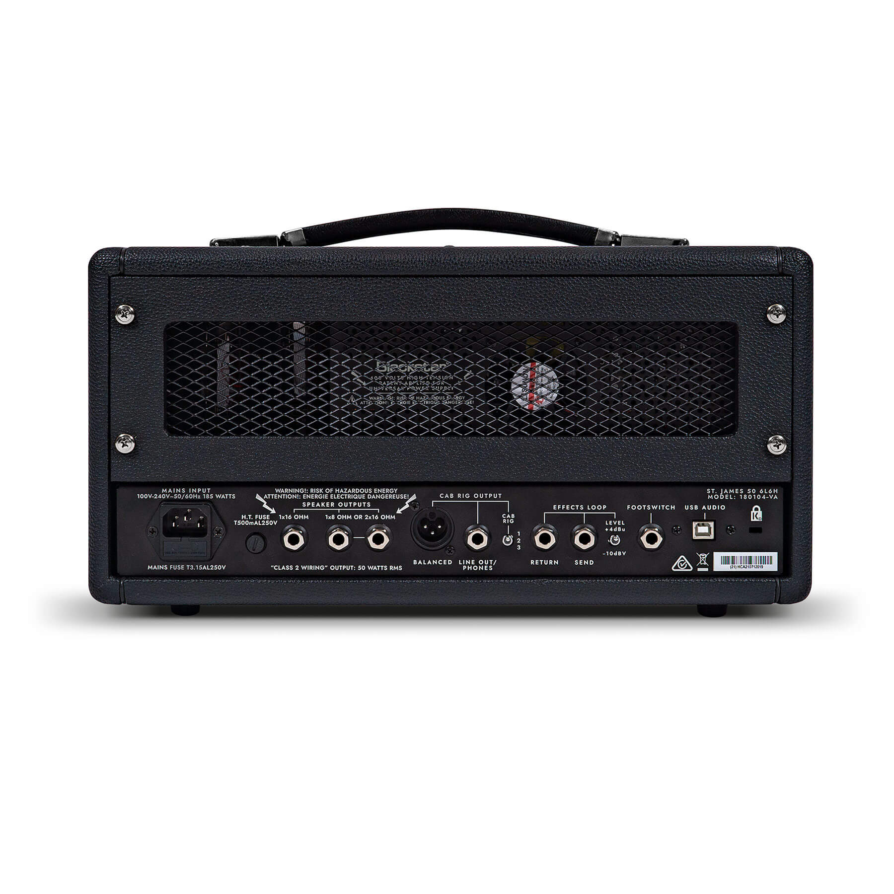 St. James 50 6L6 Head - Blackstar